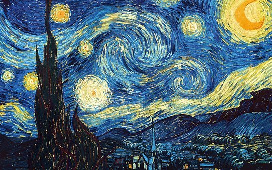 Van Gogh Nachthimmel